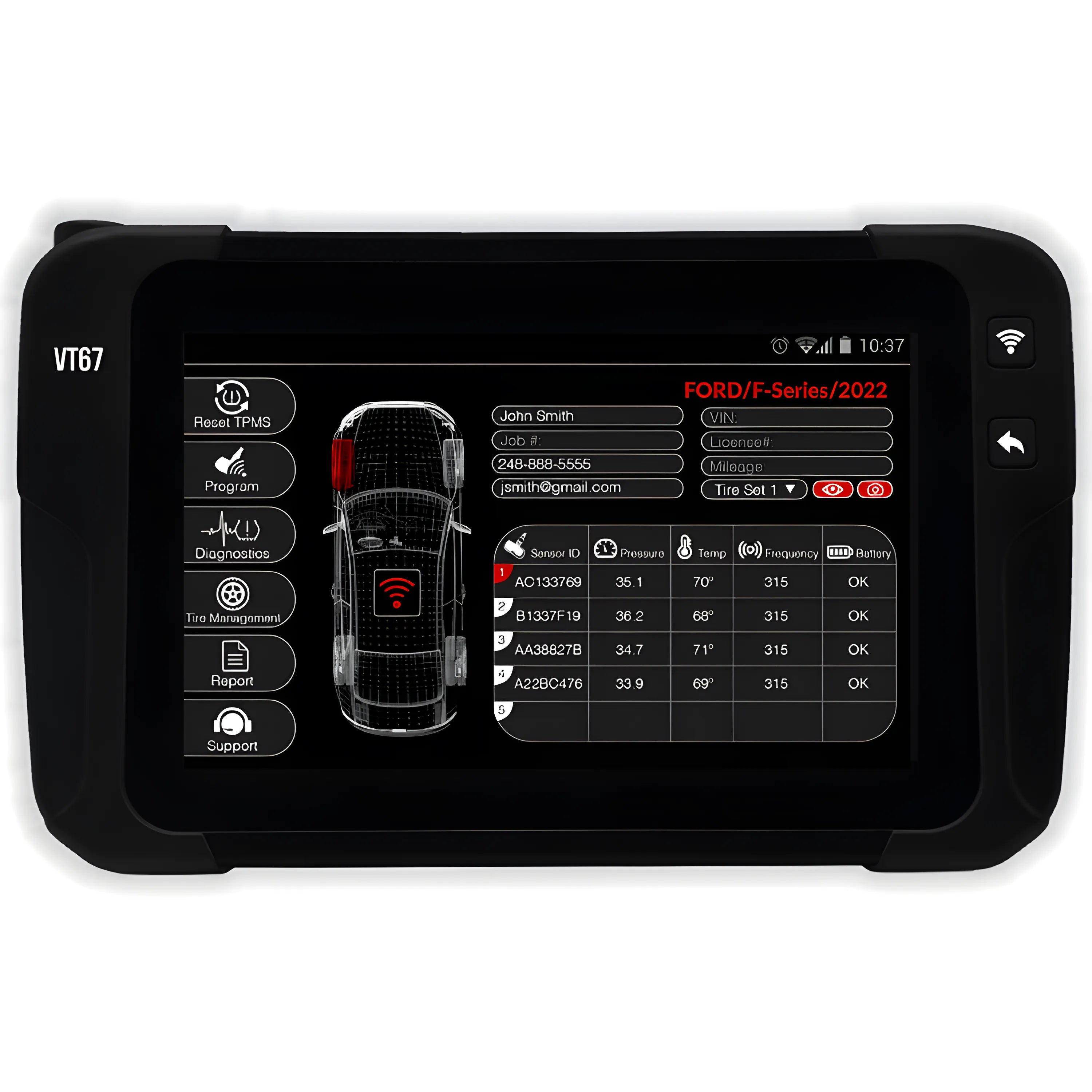 Update for ATEQ VT67 (Subscription Renewal) – AESwave