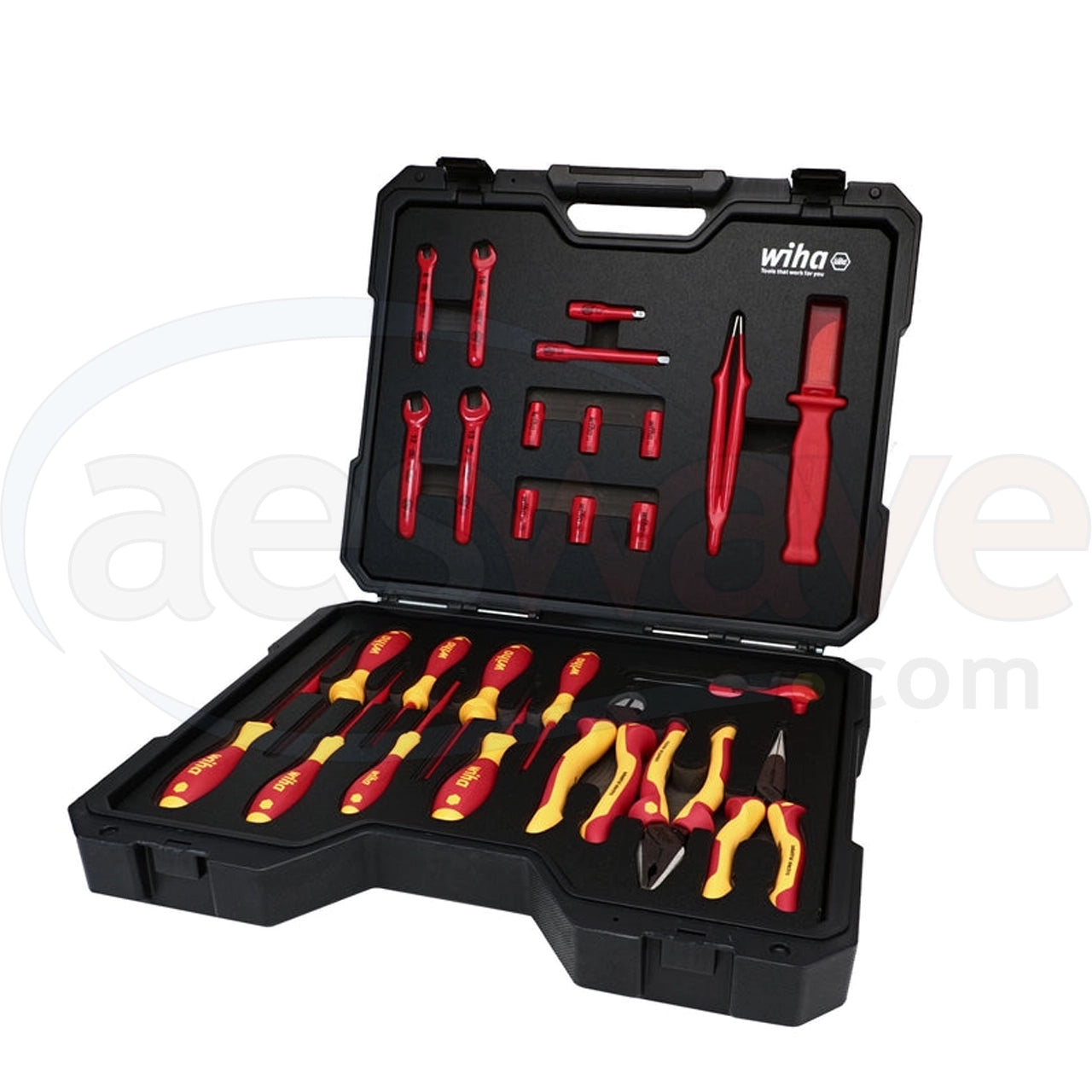 Wiha 91890 26-Piece Insulated Hybrid and EV Essentials Tool Kit
