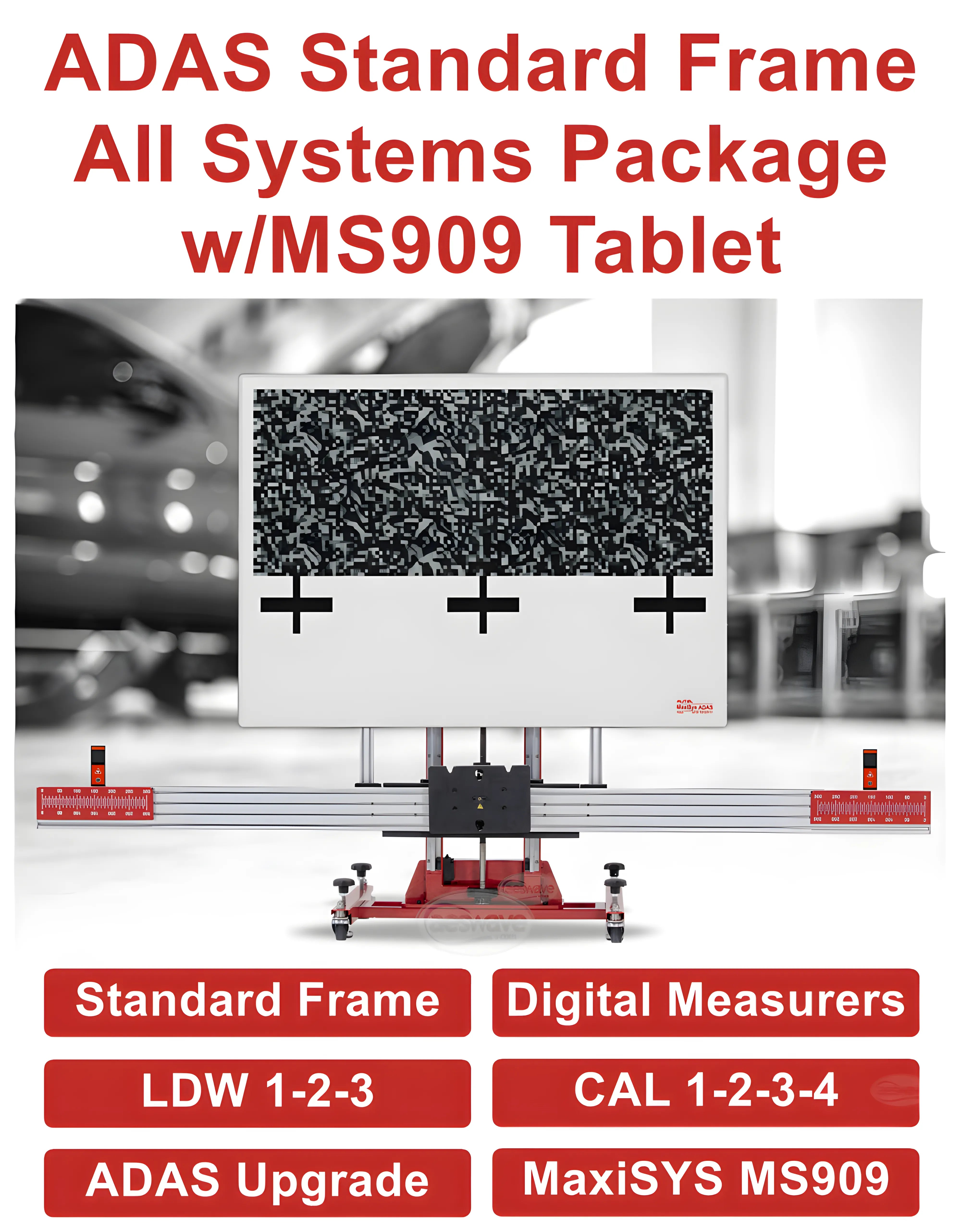 ADAS Standard Frame All Systems T with MaxiSYS 909 Tablet with 1-year Subscription Questions & Answers