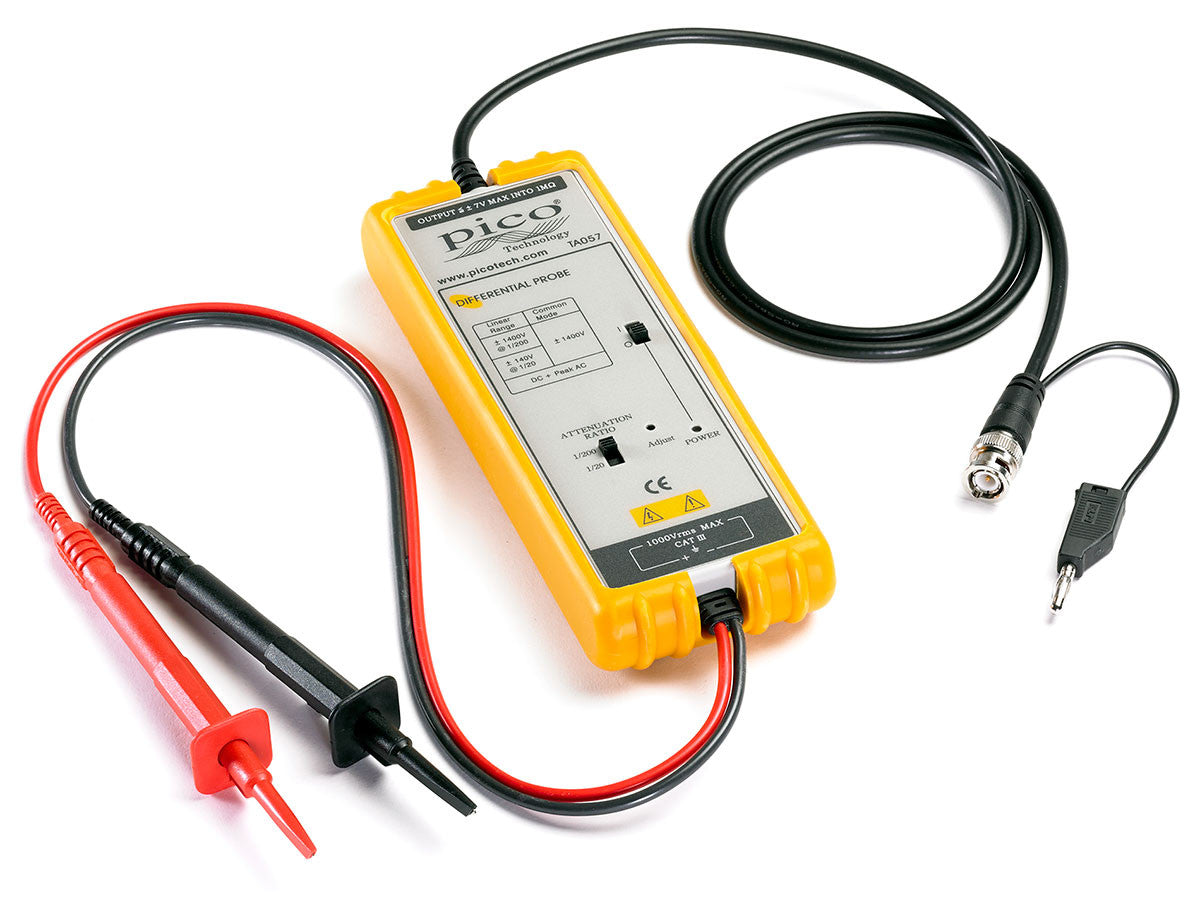 Differential Probe: x20/x200 25MHz 1400V CATIII (TA057) Questions & Answers