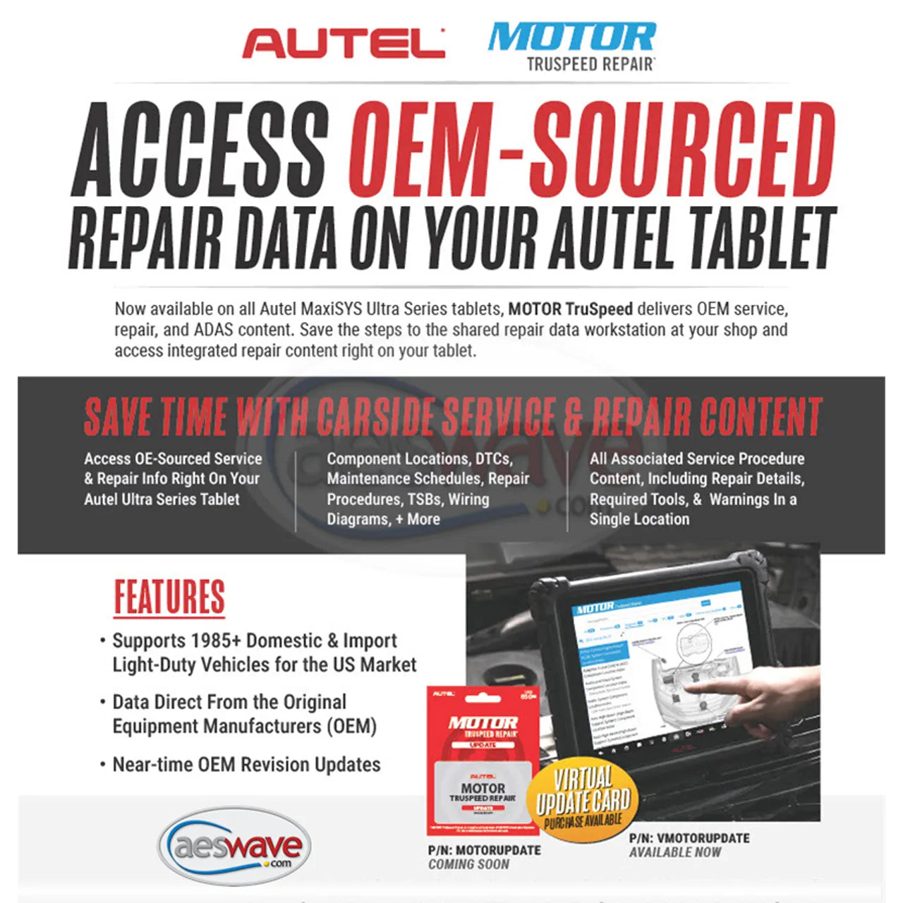 MOTOR TruSpeed Update for Autel Ultra-series tablets (Virtual Card) Questions & Answers