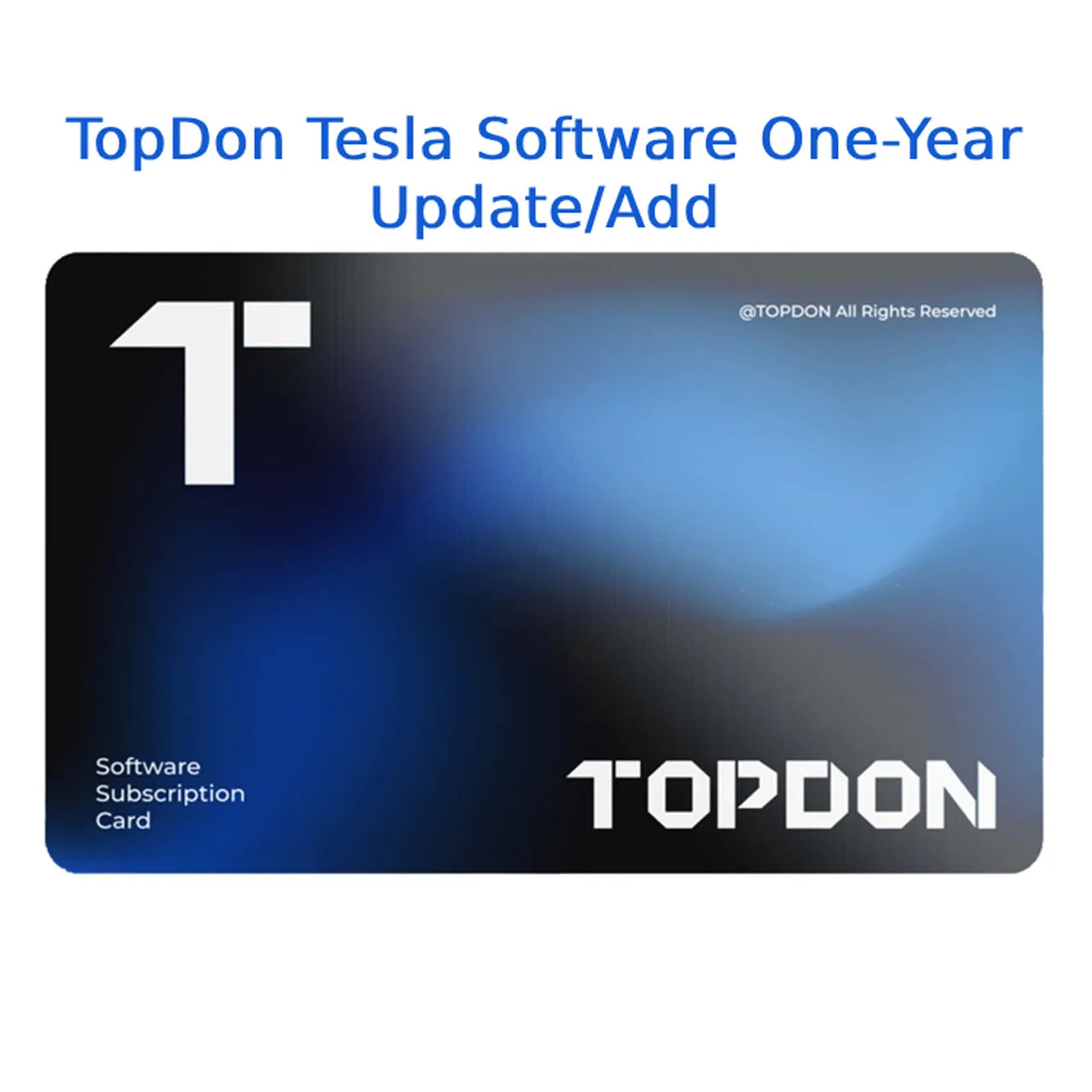 TopDon Tesla Software One-Year Update/Add (TD52110103) Questions & Answers