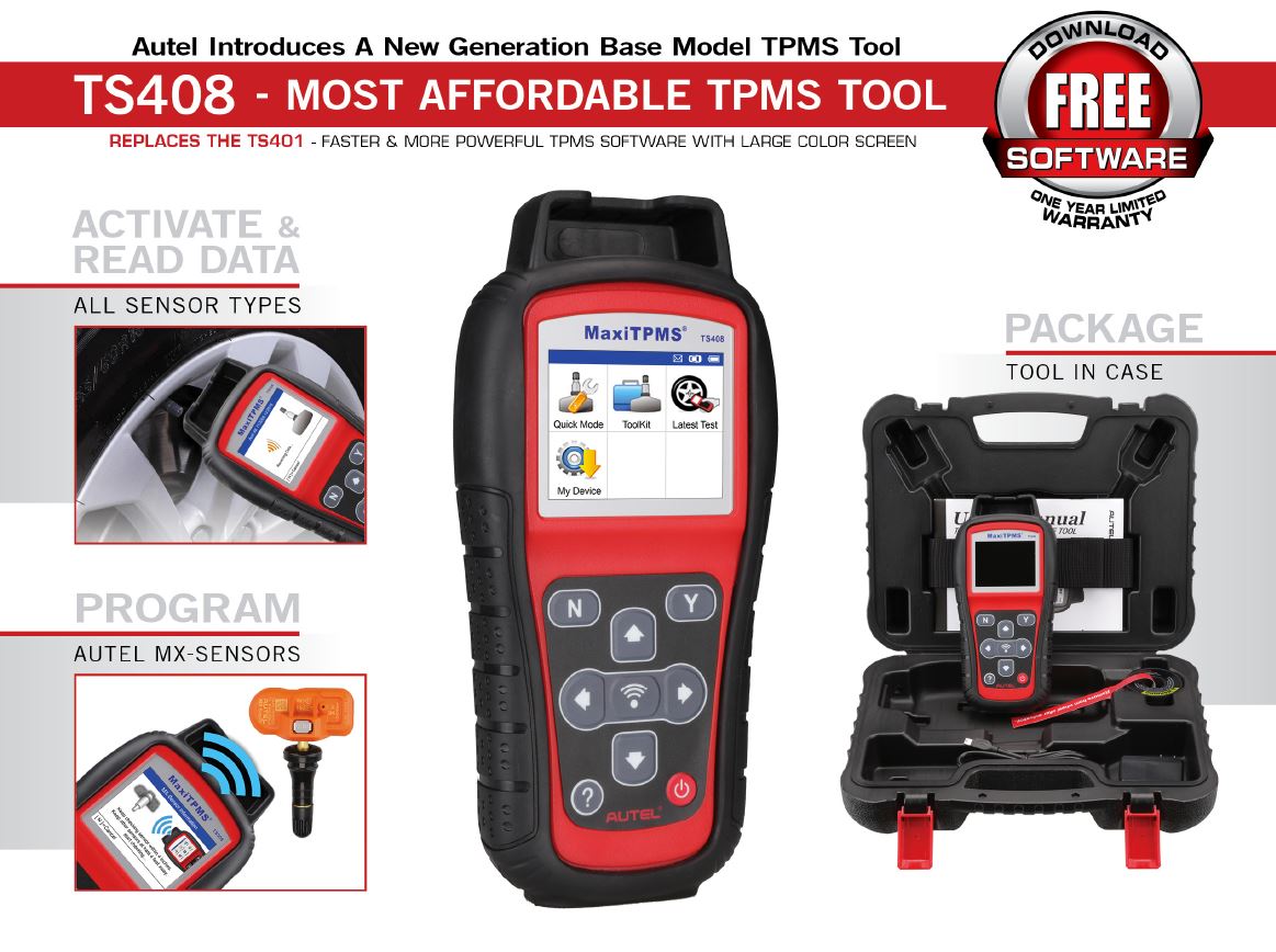 This tool can program new tpms sensor beside autel mx tpms sensor?