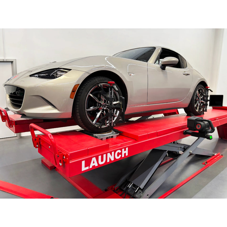 Launch X-613 Advanced Wheel Aligner with Thottle V Tablet