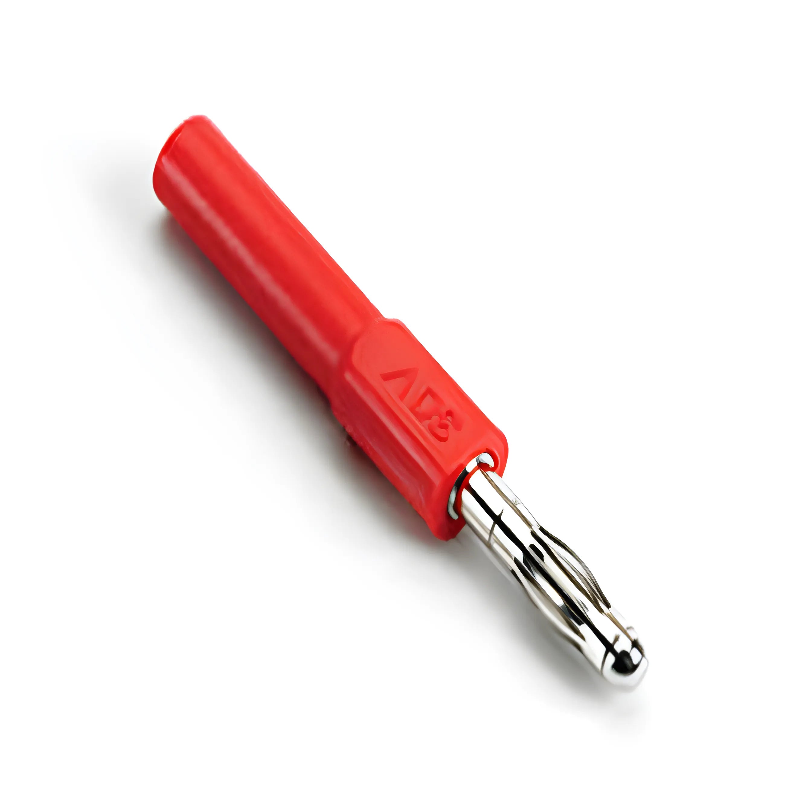 4mm shrouded - unshrouded adapter - red
