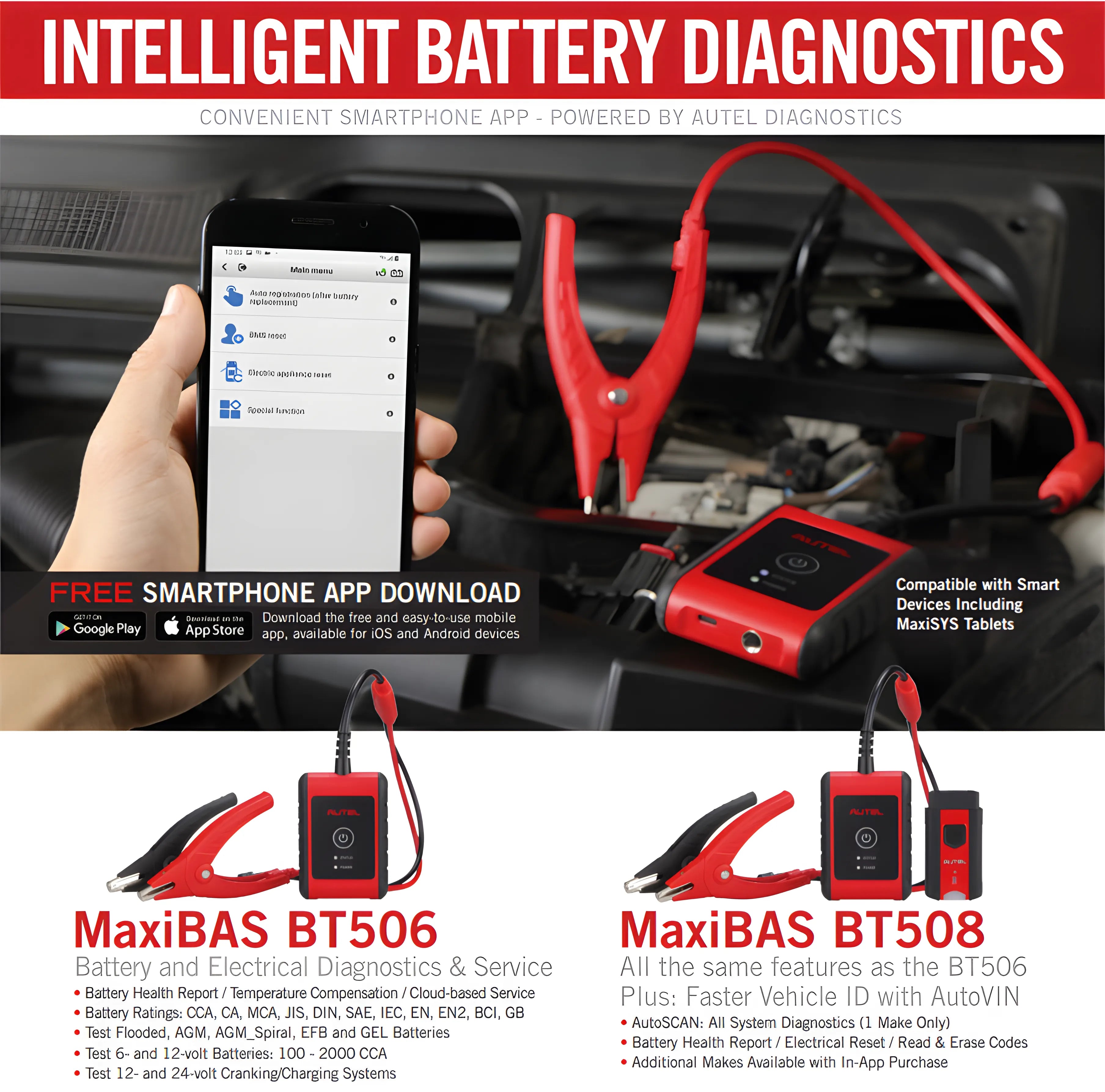 Autel BT508 for iOS and Android Devices