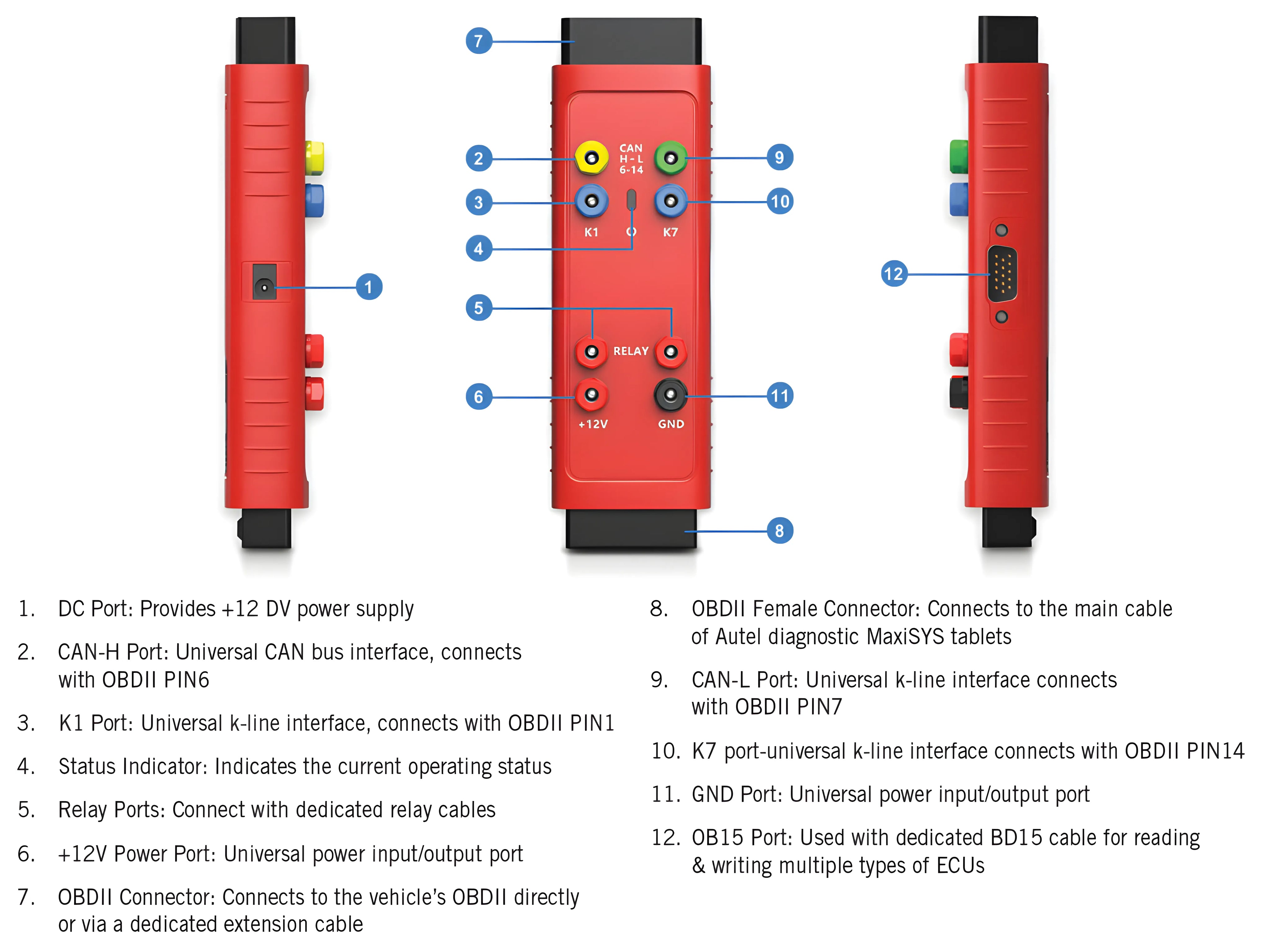 Autel G-BOX 3 Key Programming Adapter