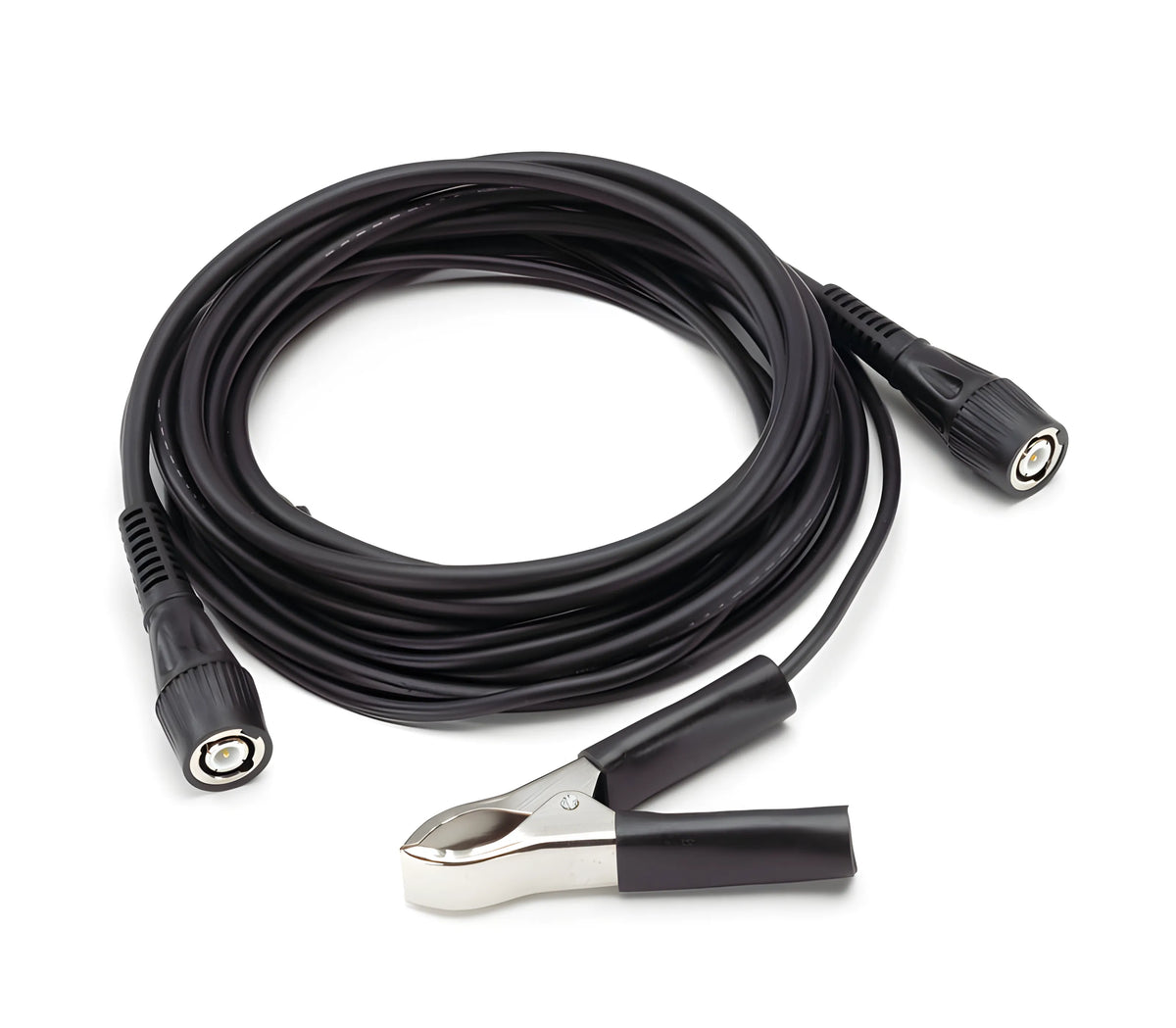 BNC to BNC with Earth Clamp