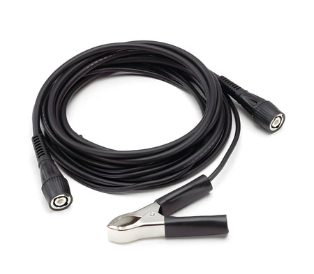 BNC to BNC with Earth Clamp