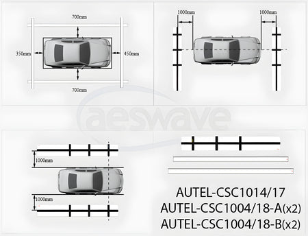 Calibration Mats for Subaru CSC1014-17-18A-18B