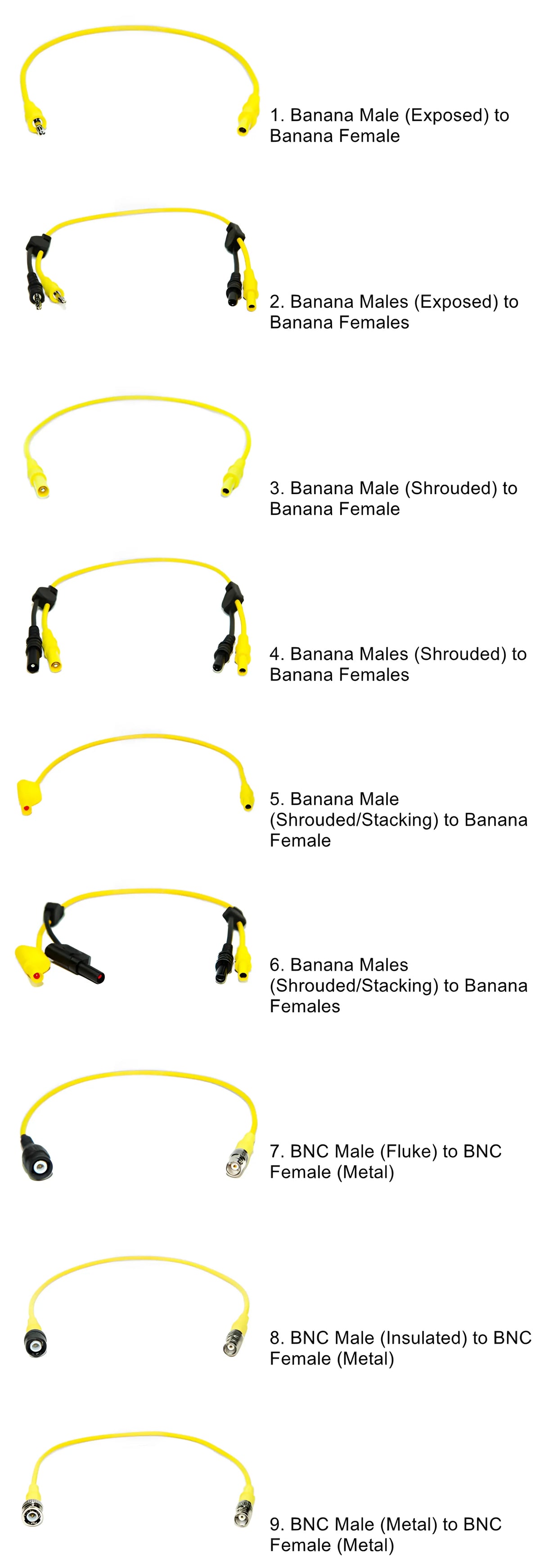 Extension Test Leads (Male to Female)