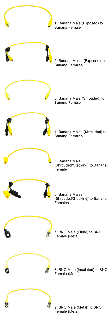 Extension Test Leads (Male to Female)