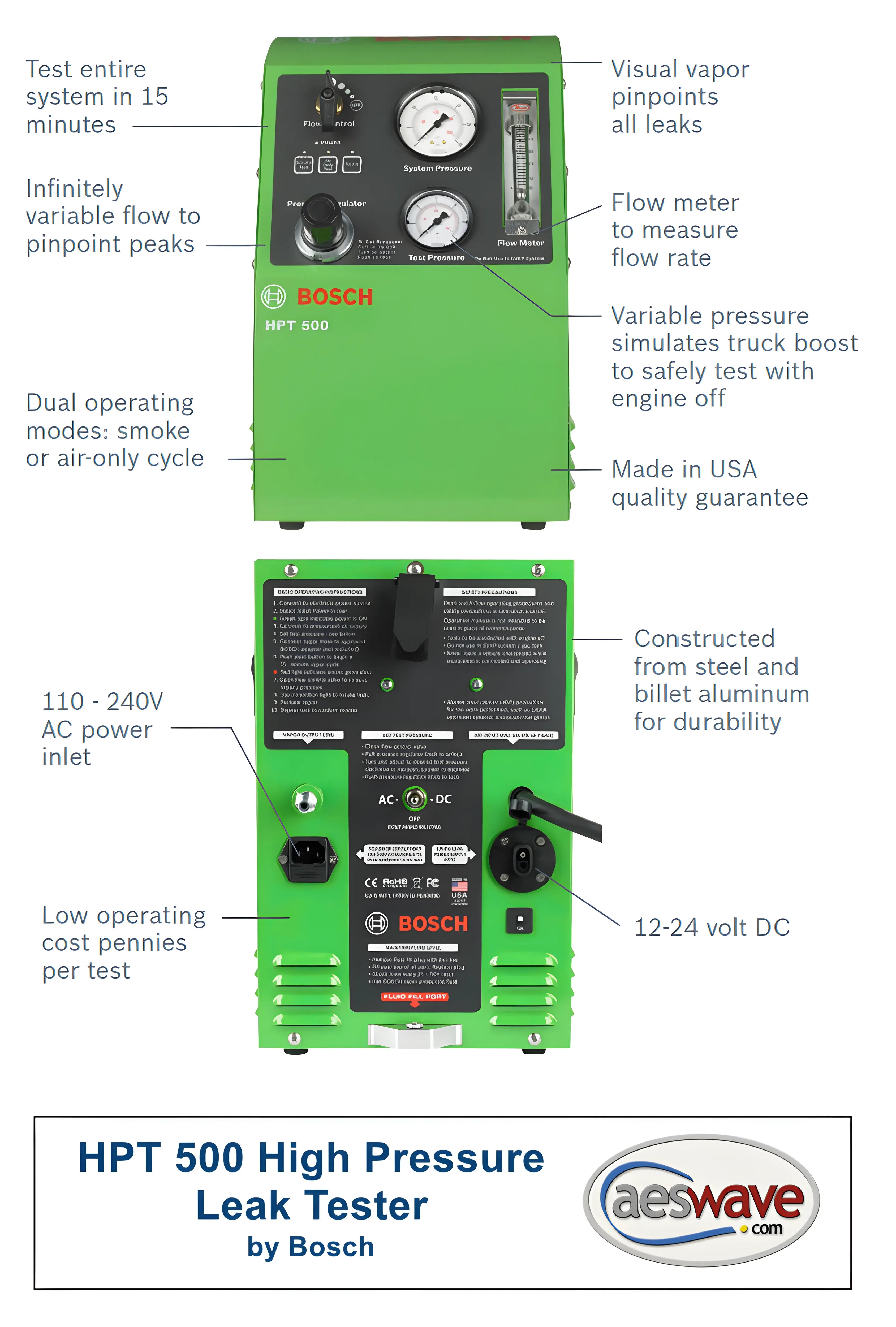 HPT 500 High Pressure Leak Tester