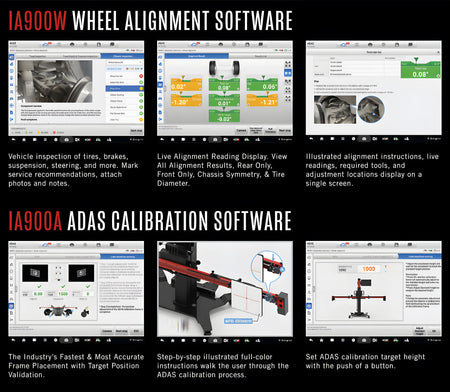 IA900WA Wheel Alignment and ADAS LDW Package with MSULTRAADAS Tablet
