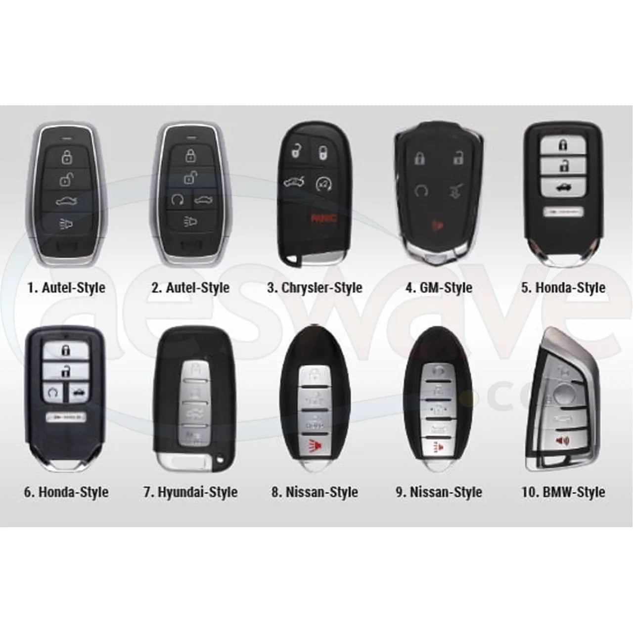 Autel IKEY TOP 10 SmartKey Package – AESwave