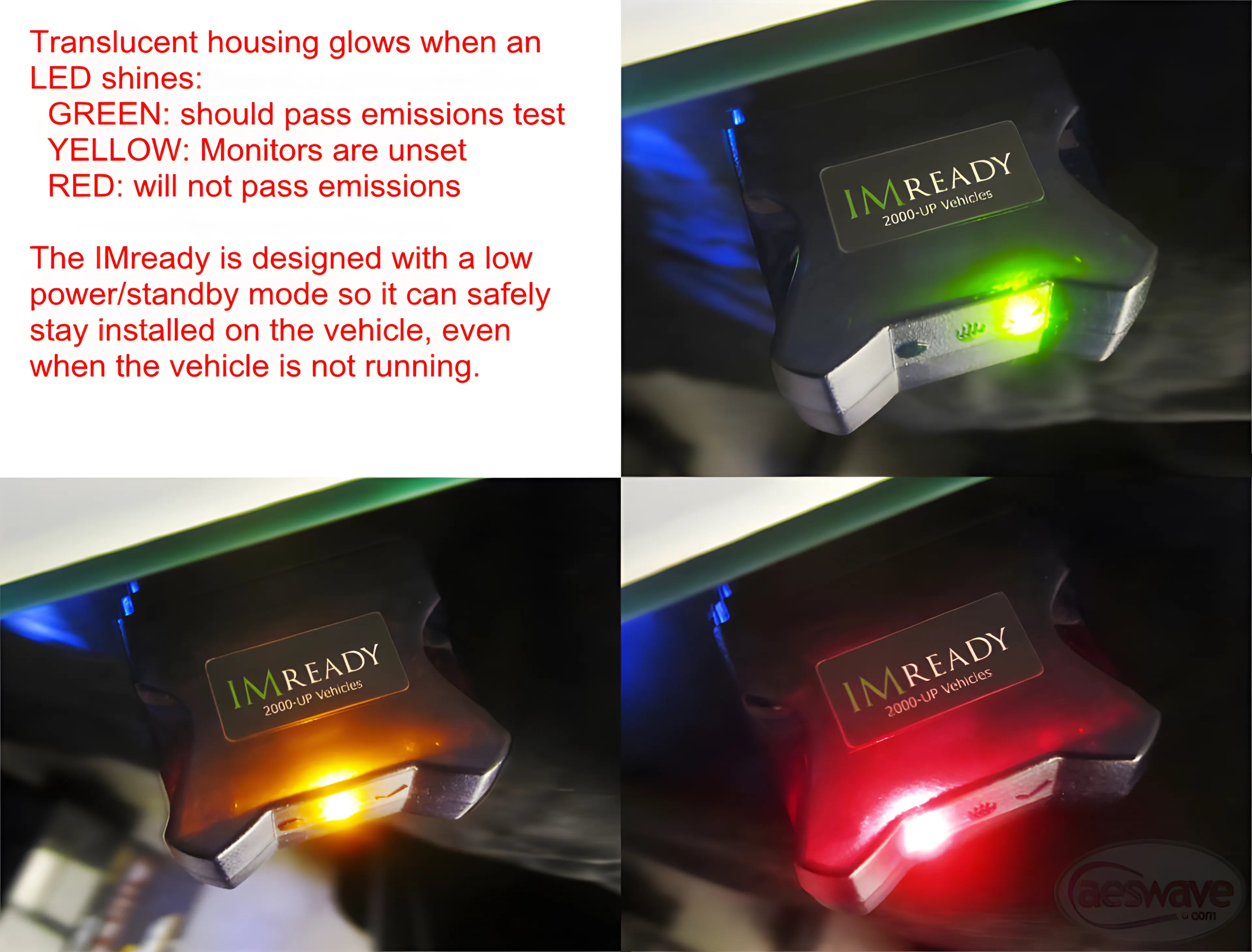 IMready Emissions Pre-Tester - Programmable for Gas and Diesel
