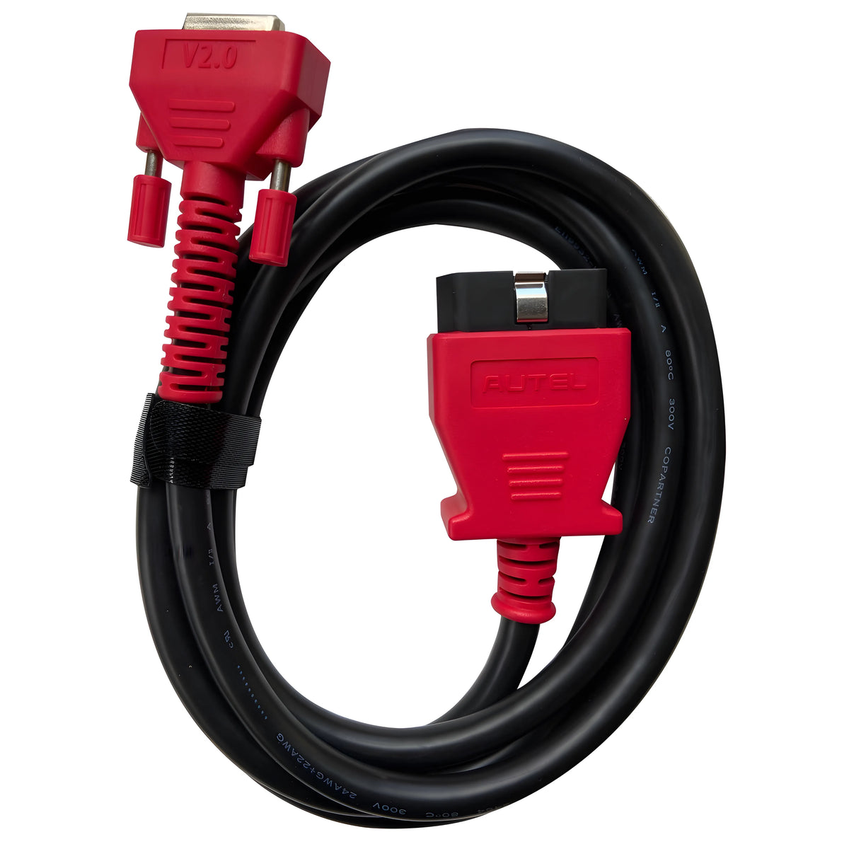 J-2534 VCI 2.0 Main Cable for Autel MaxiSys 909, and 919,Ultra and IM608PRO2(White 26-pin female)