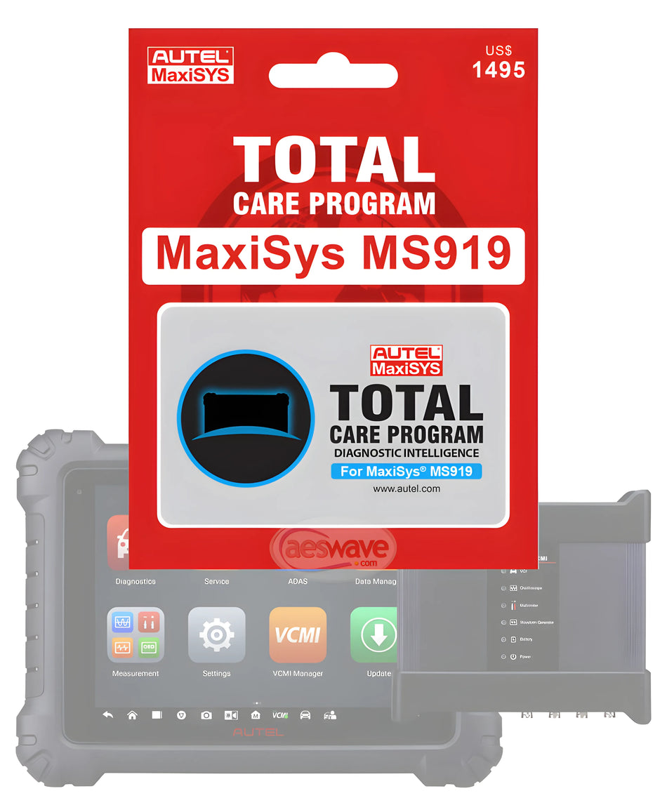 MS919 Total Care Program Subscription for 1-yr (Autel TCP)
