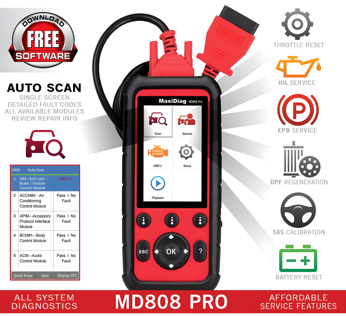 MaxiDiag MD808 Pro