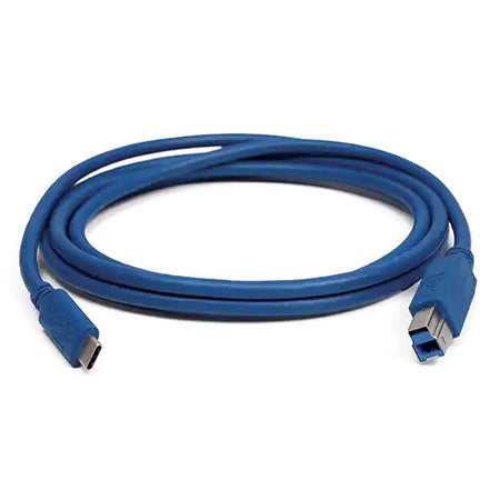 USB type C plug - USB type B (3.1) plug 1.8m Blue