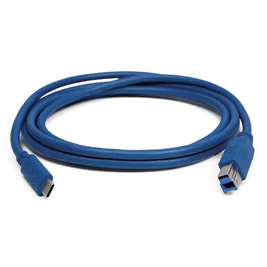 USB type C plug - USB type B (3.1) plug 4.5m Blue