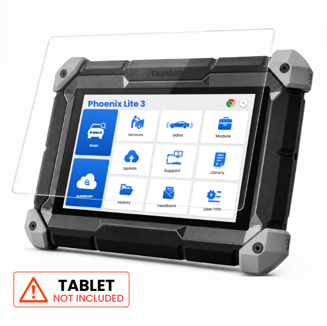 Tempered Glass Screen Protector for Topdon Phoenix Lite 2 / 3