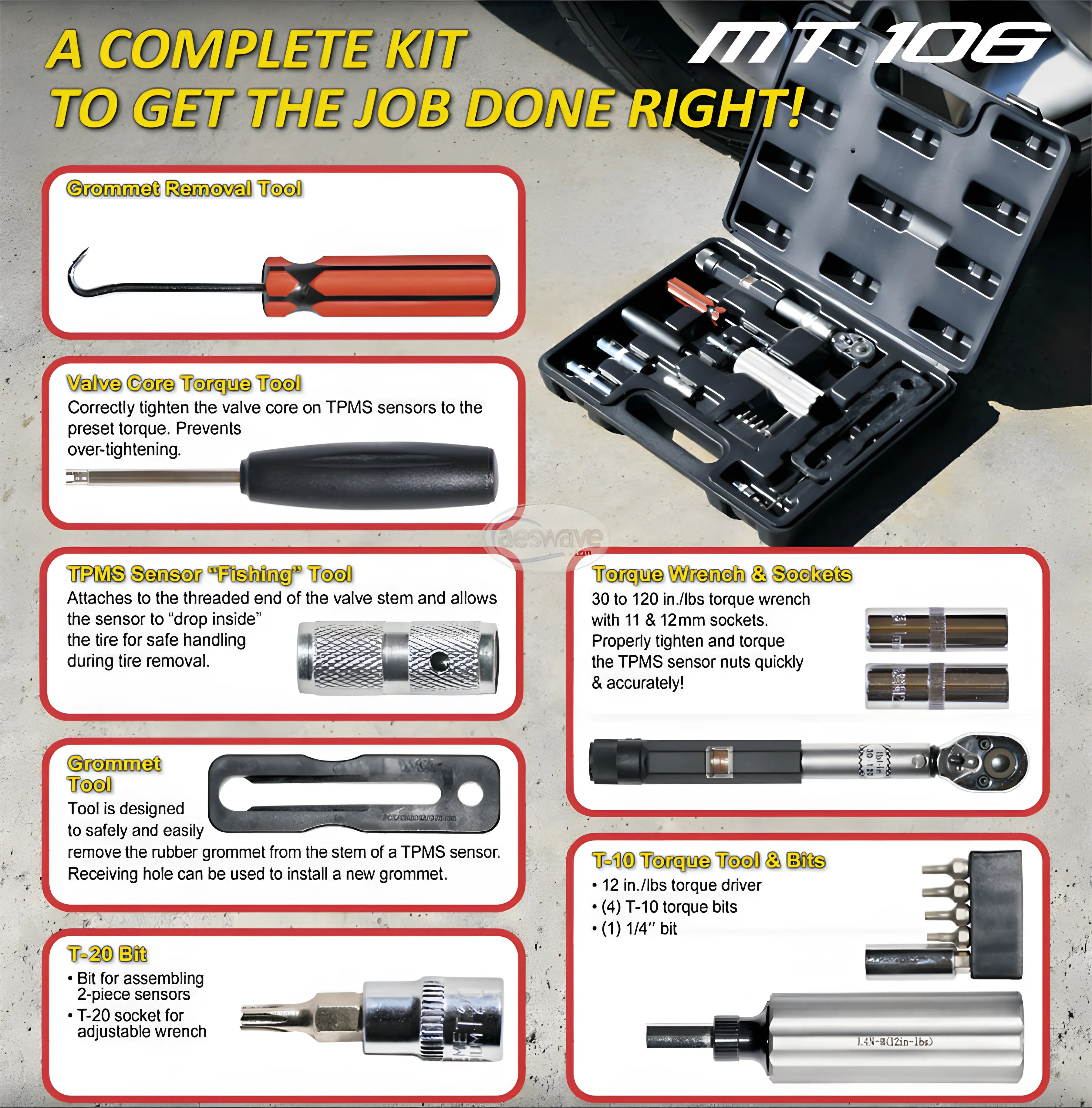 TPMS Mechanical Tool Kit