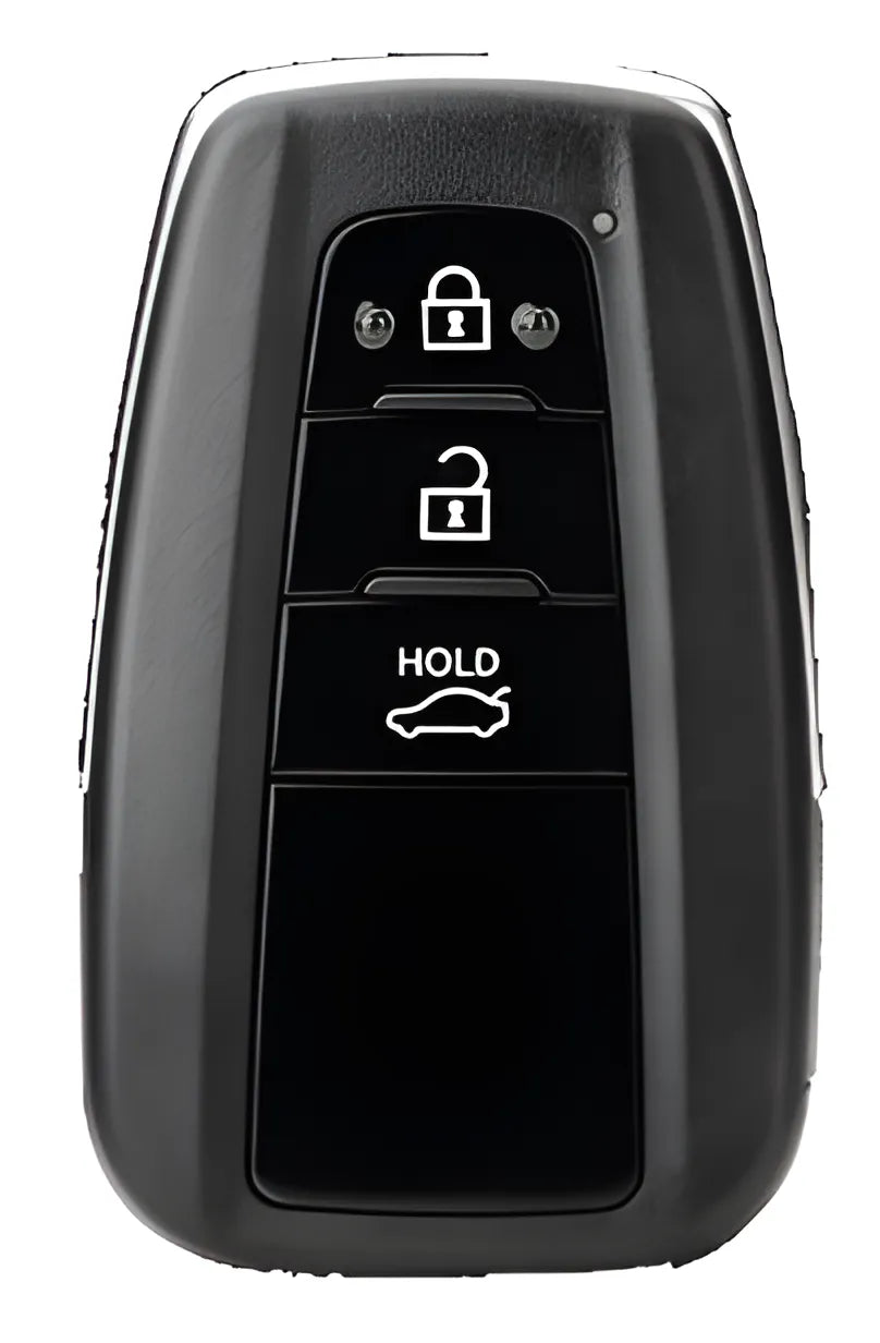 Toyota-styled 8A-chipped IKEY 3-button Lock, Unlock, and Trunk (IKEYTY8A3T)