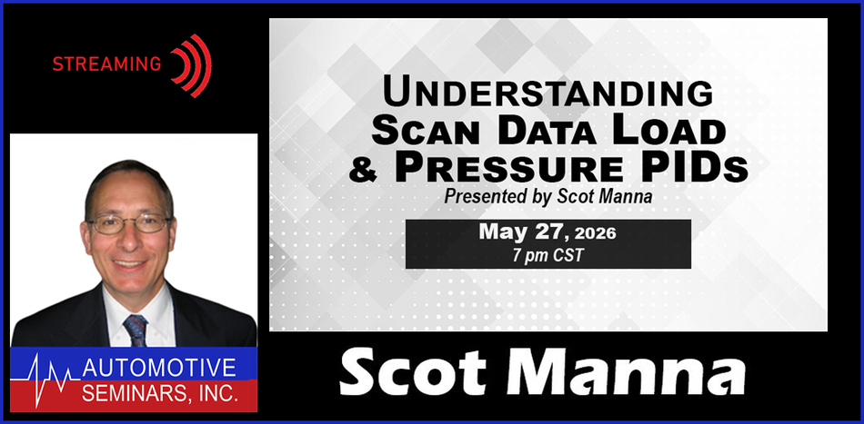 Understanding Scan Data Load& Pressure PIDs by Scot Manna