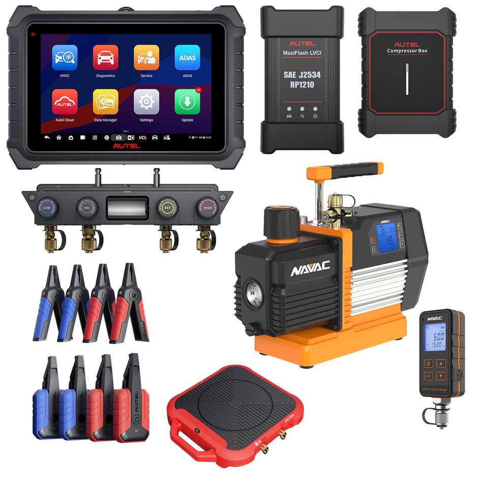 MaxiHVAC AC909 Advanced A/C Diagnostic System