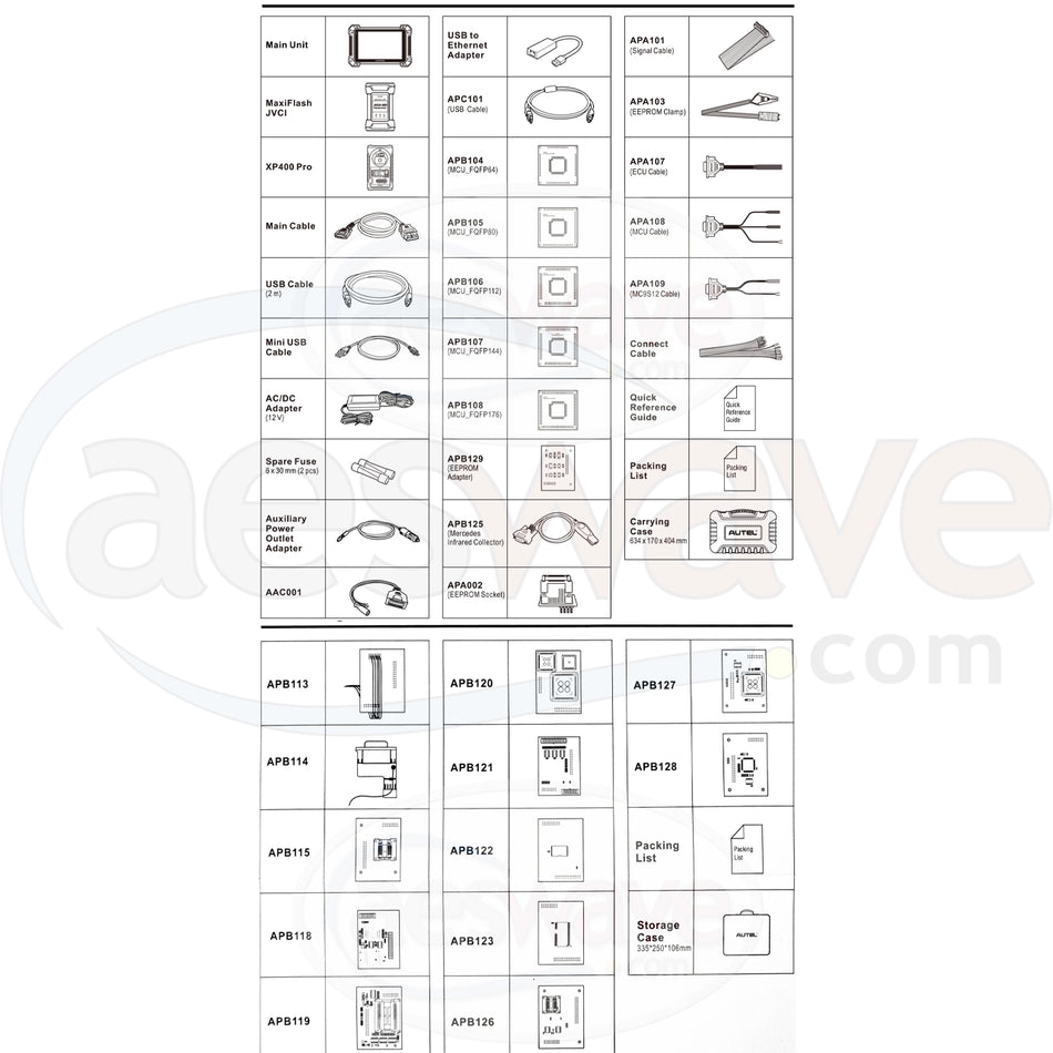 Autel MaxiIM IM608PROII Key Programming & Diagnostic Bundle JUST THE EXTRA PART