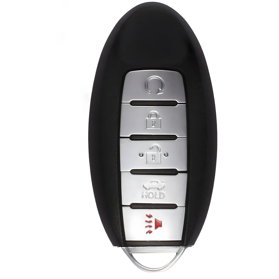 Nissan-style 5-button Programmable Premium IKEY Smart Key (Remote Start) (IKEYNS5TPR)