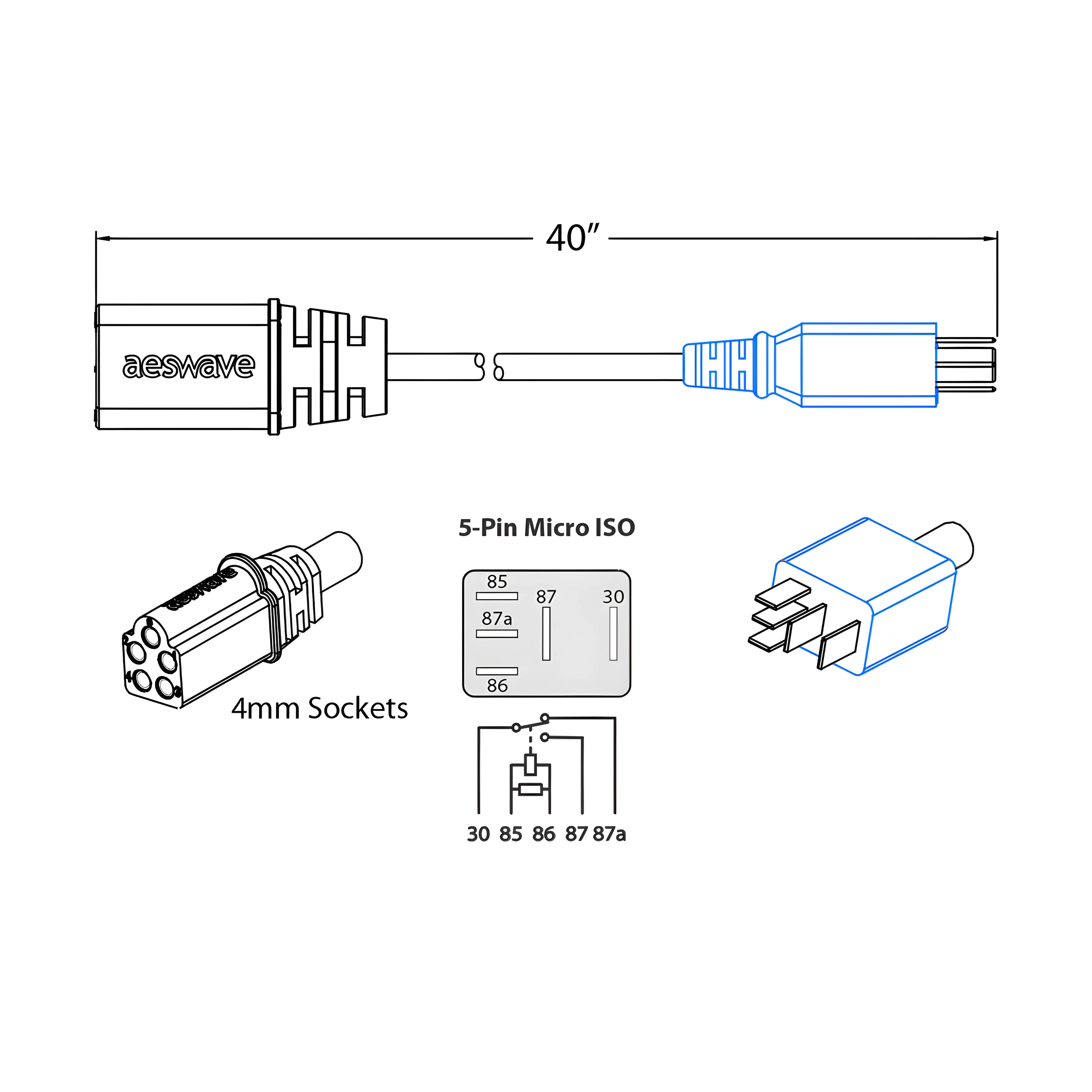 uActivate 5-pin Set and Universal Cable