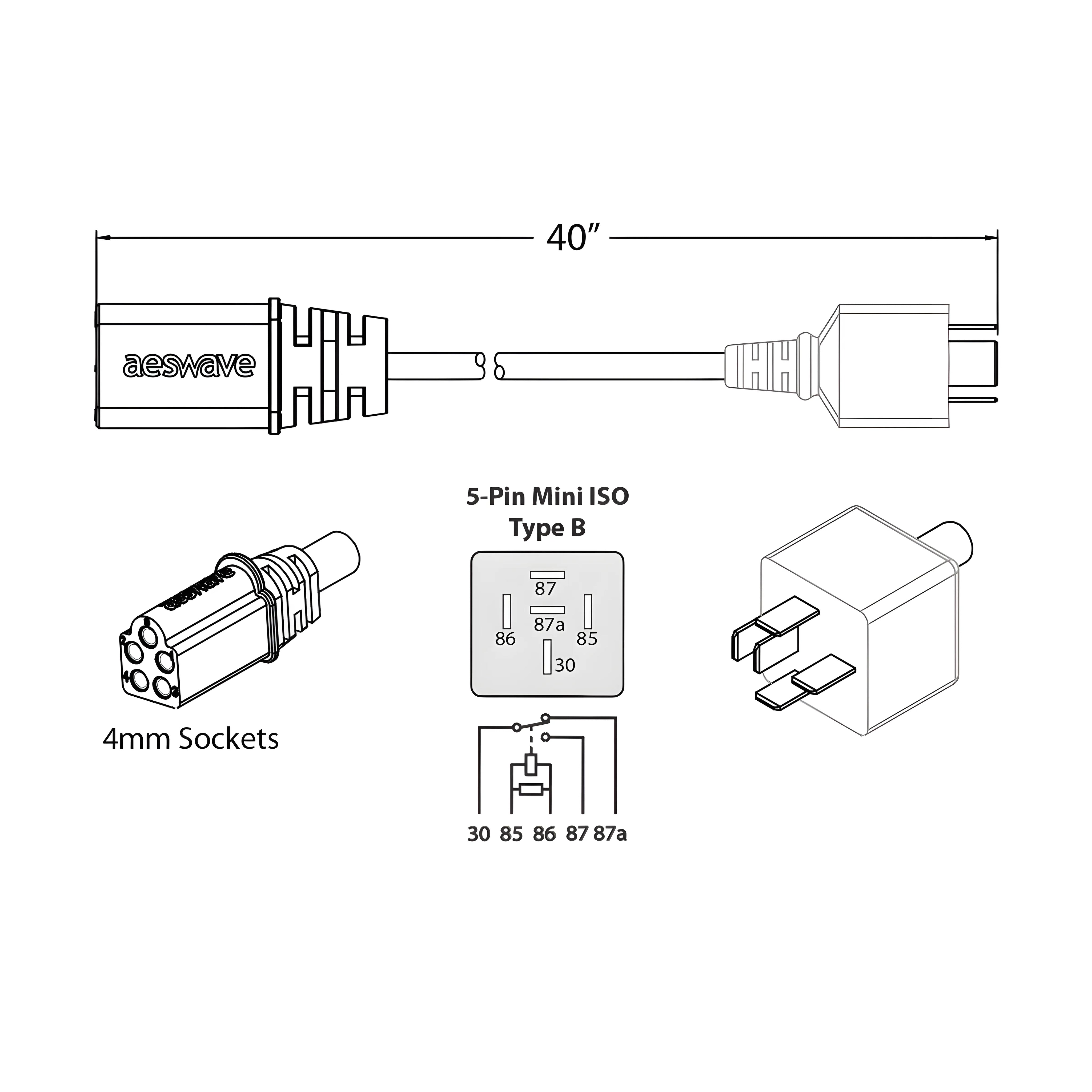 uActivate 5-pin Set and Universal Cable