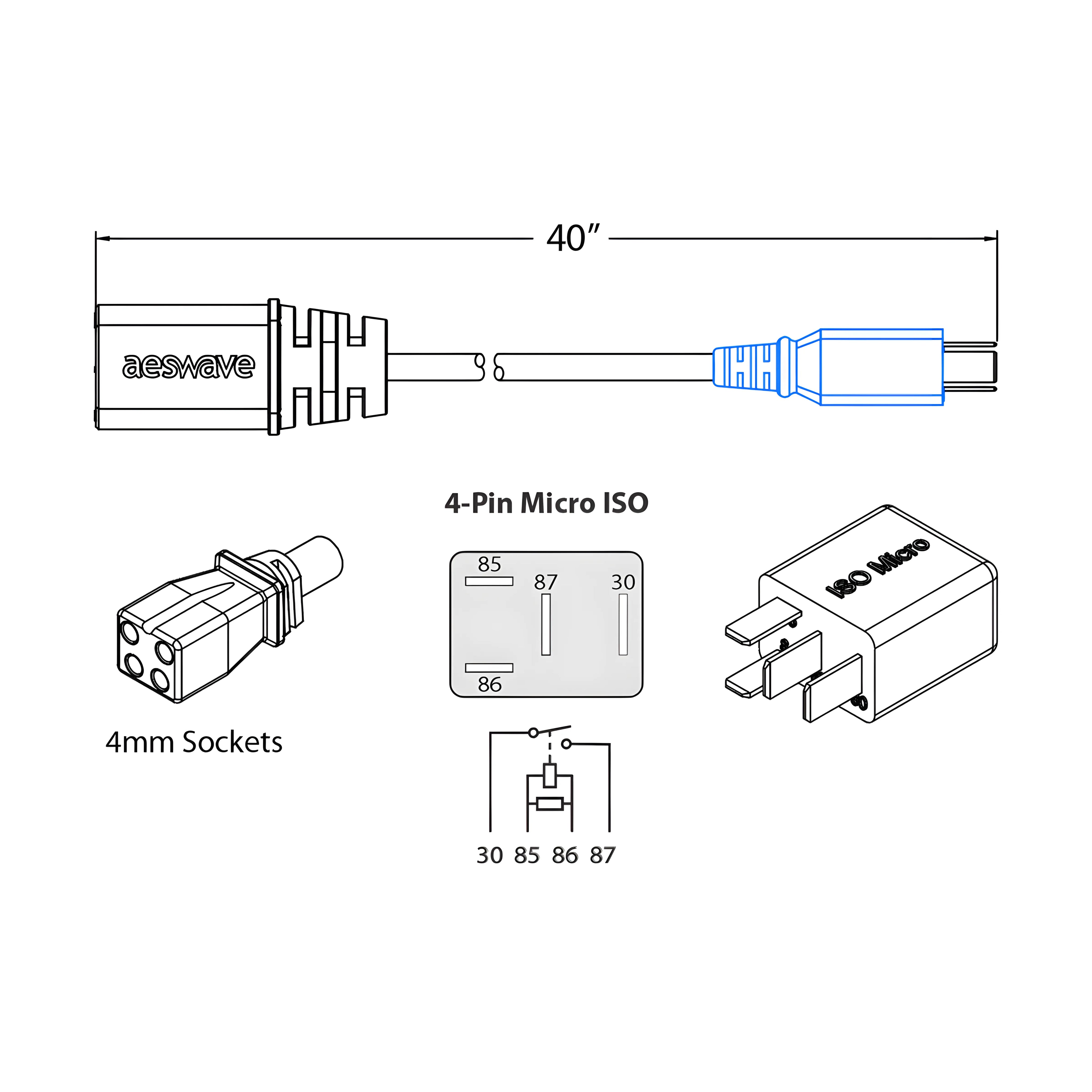 uActivate with 4-pin Cable Set