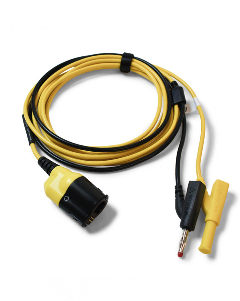 Pico Test Lead: 4mm Permanent Ground 3m Yellow with PicoBNC+