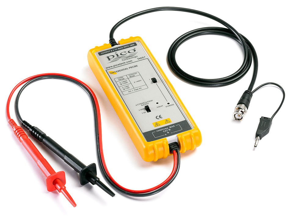 Differential Probe: x20/x200 25MHz 1400V CATIII (TA057)