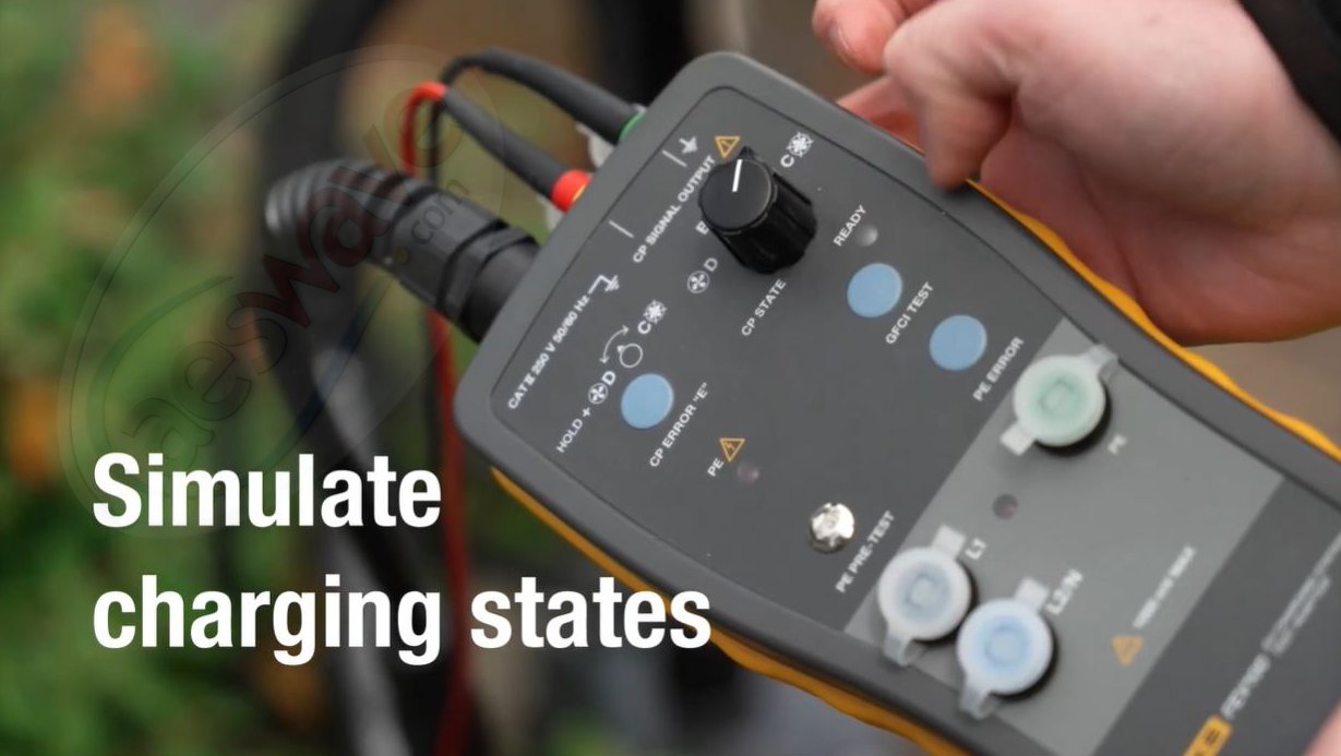 Fluke F-FEV100/TY1 Electric Vehicle Charging Station EVSE Test