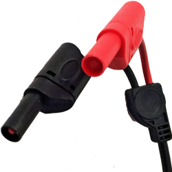 The Snap-on VERUS uses banana plugs